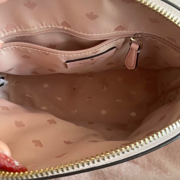 Kate Spade Payton Medium Dome Pink Heart Crossbody - Picture 3 of 6